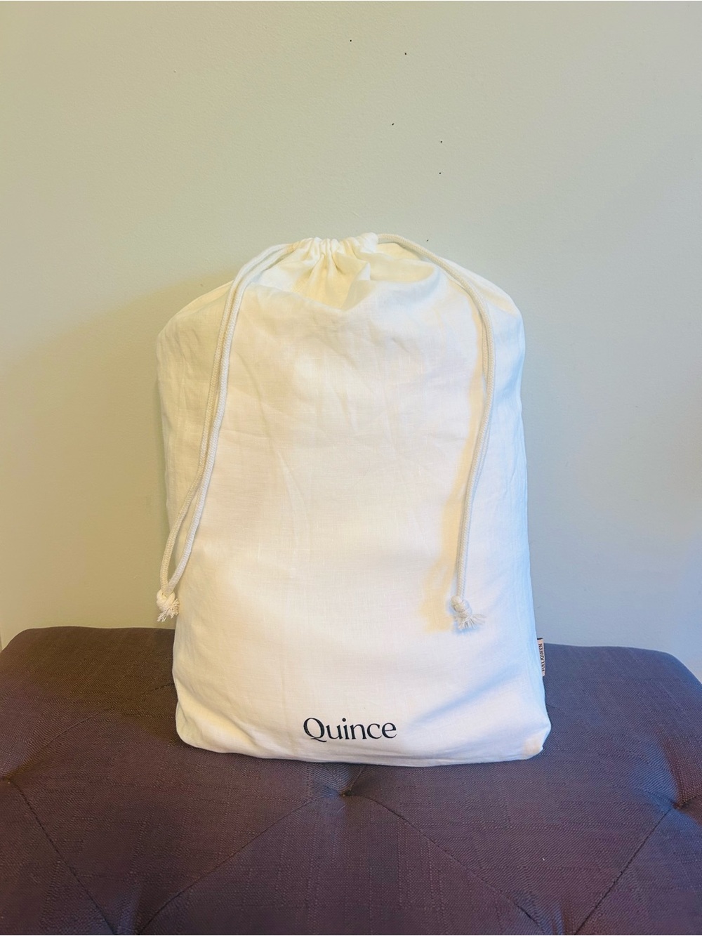 NWT Quince Luxury European Linen Ivory Duvet Cover! - Picture 8 of 9